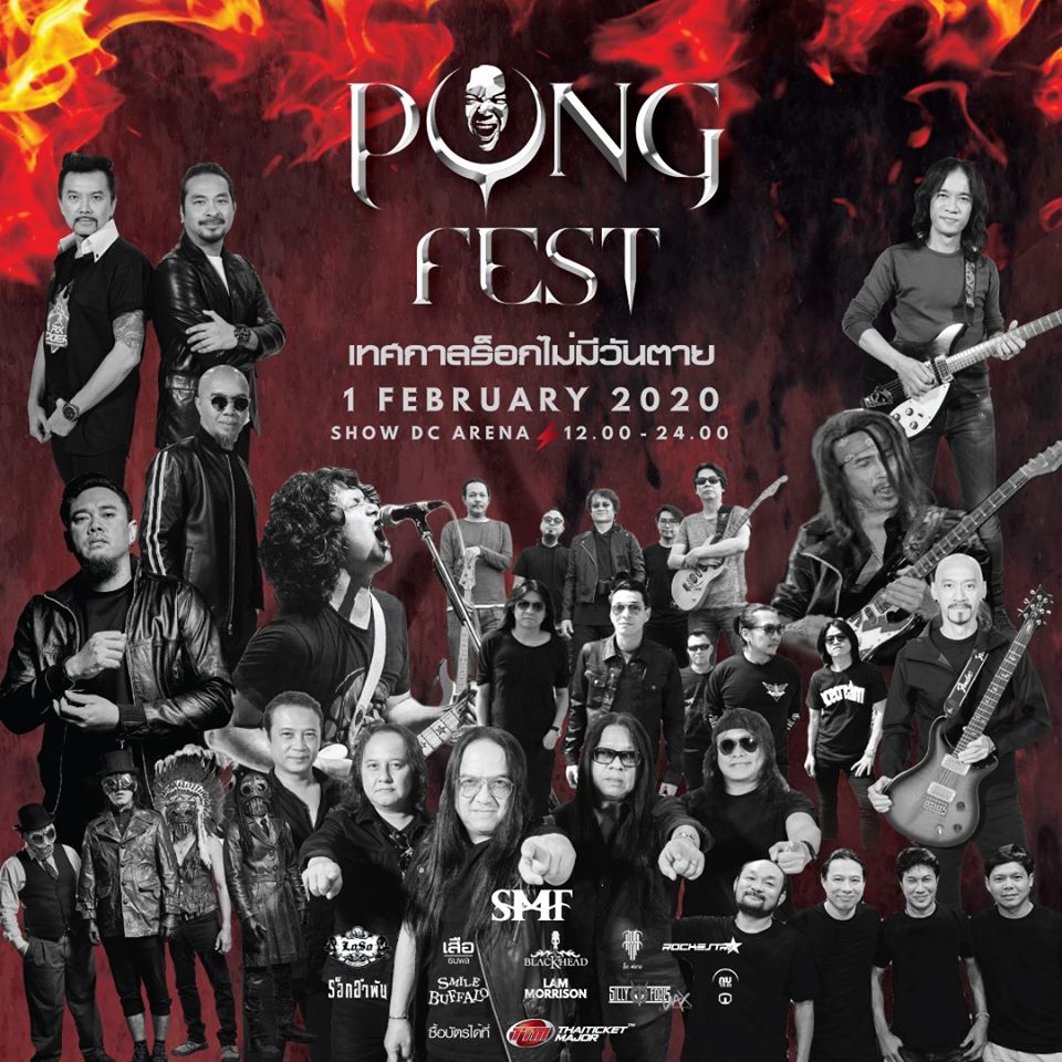 ศิลปินที่ขึ้นแสดง Pongfest