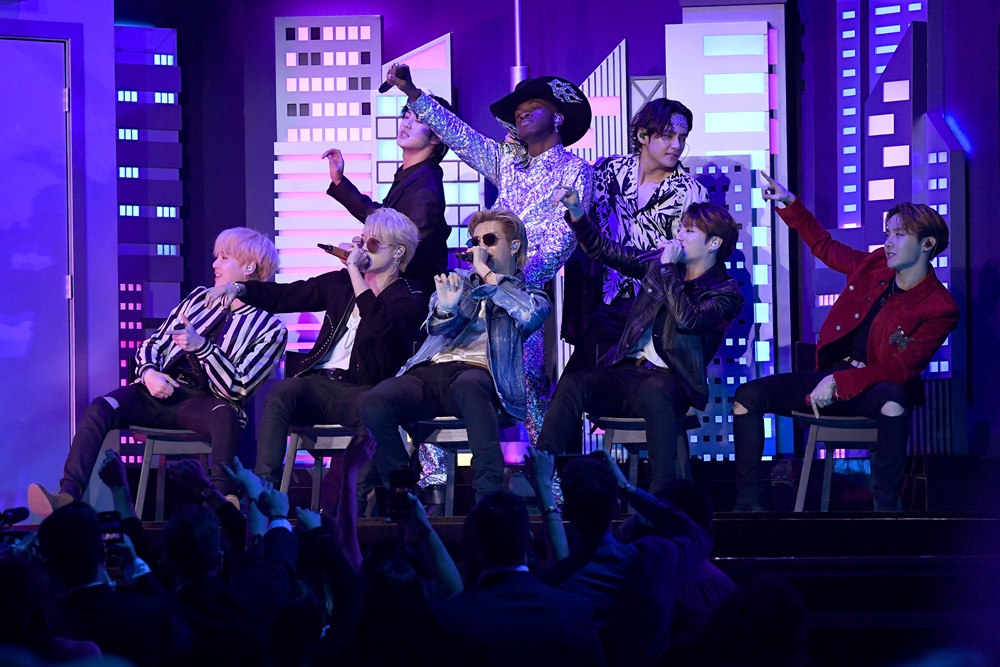 Lil Nas X and BTS at Grammy Awards 2020