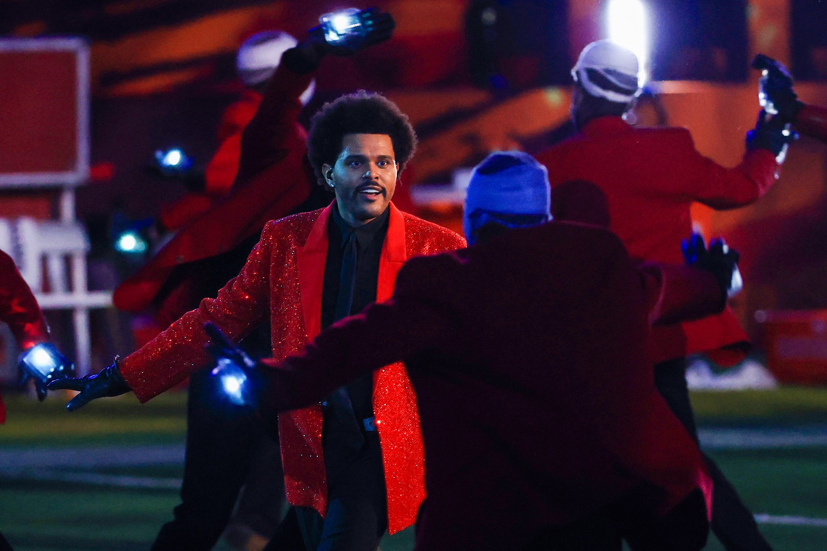 The Weeknd at Super Bowl LV Halftime Show 2021