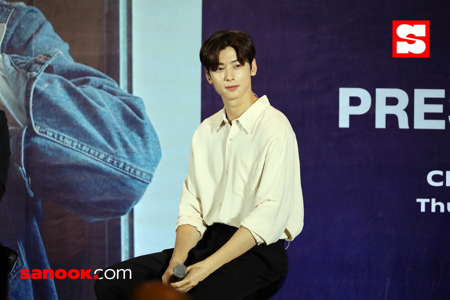 CHA EUN-WOO “JUST ONE 10 MINUTE” <STARRY CARAVAN>” in Bangkok Press Conference