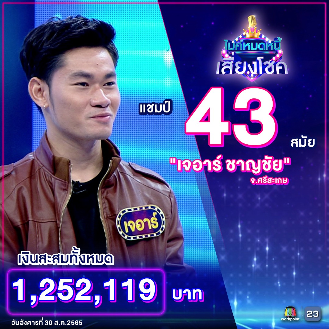 เจอาร์ ไมค์หมดหนี้