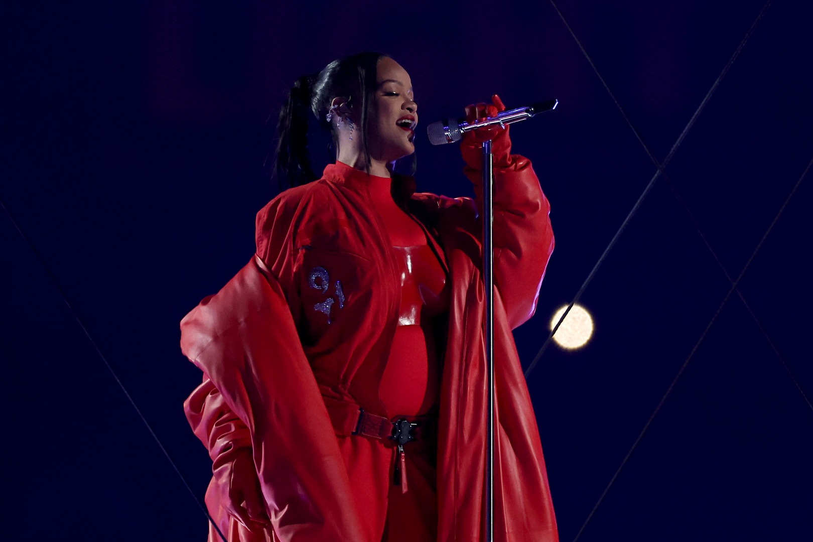 Rihanna at 2023 Super Bowl LVII Halftime Show