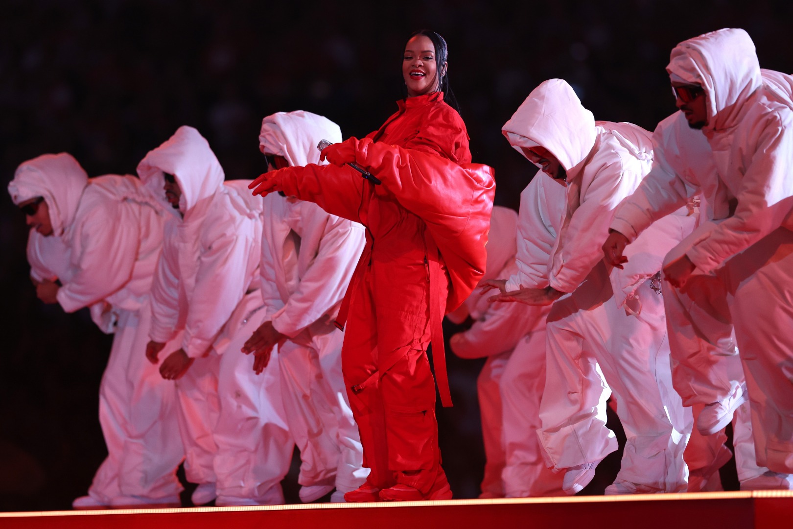 Rihanna at 2023 Super Bowl LVII Halftime Show