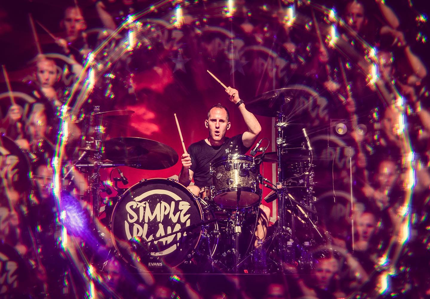 Chuck Comeau of Simple Plan