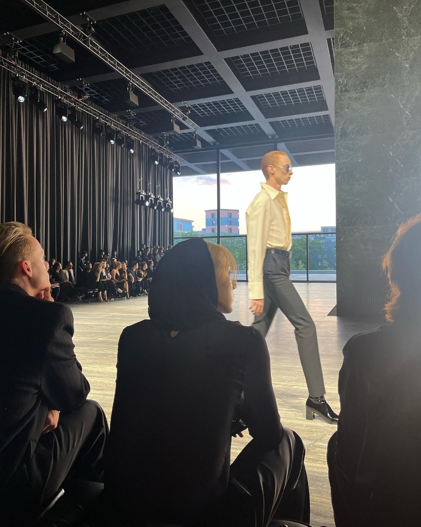 Ten at Saint Laurent Fashion Show in Berlin