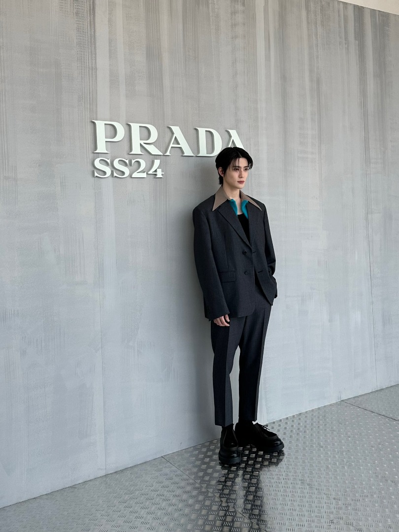 JAEHYUN PRADA fashion show in Milan