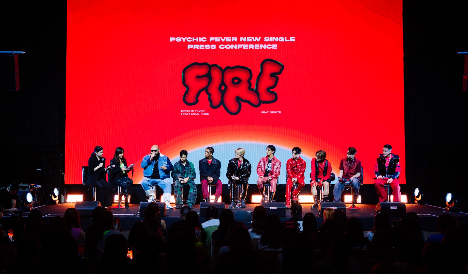 PSYCHIC FEVER NEW SINGLE PRESS CONFERENCE “FIRE feat. SPRITE”