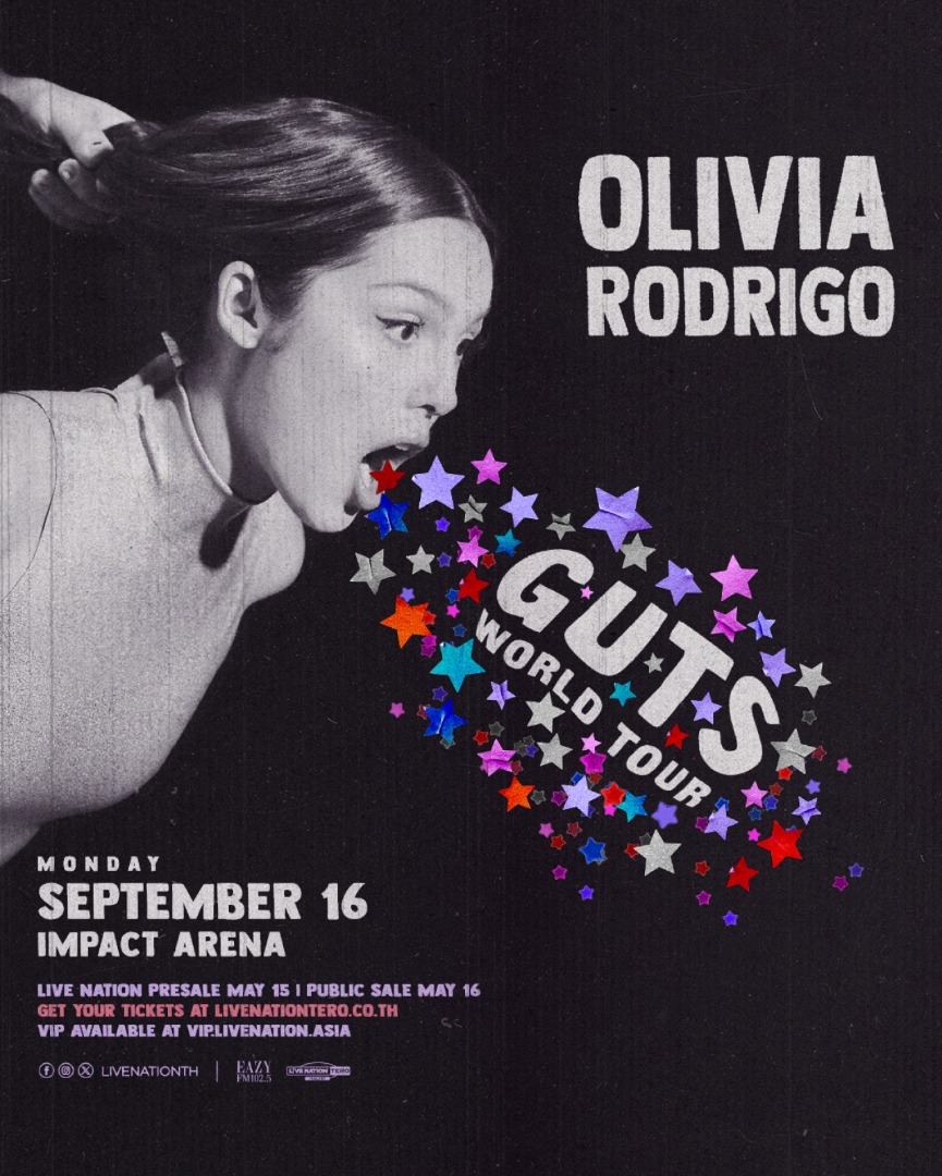 Olivia Rodrigo – GUTS WORLD TOUR in Bangkok