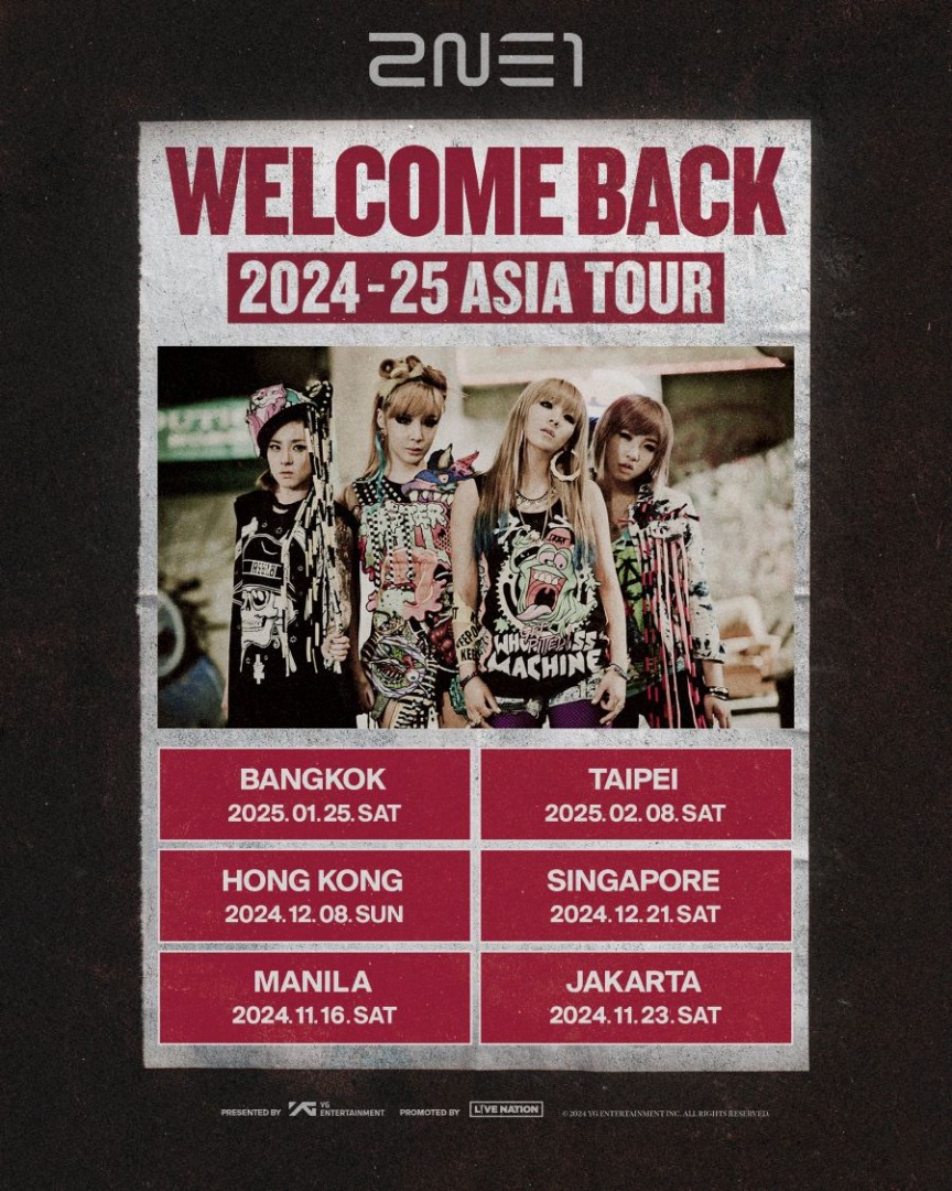 แบล็คแจ็คพร้อมไหม? 2NE1 ประกาศคอนเสิร์ตที่ไทย เตรียมมันส์กันได้เลย!