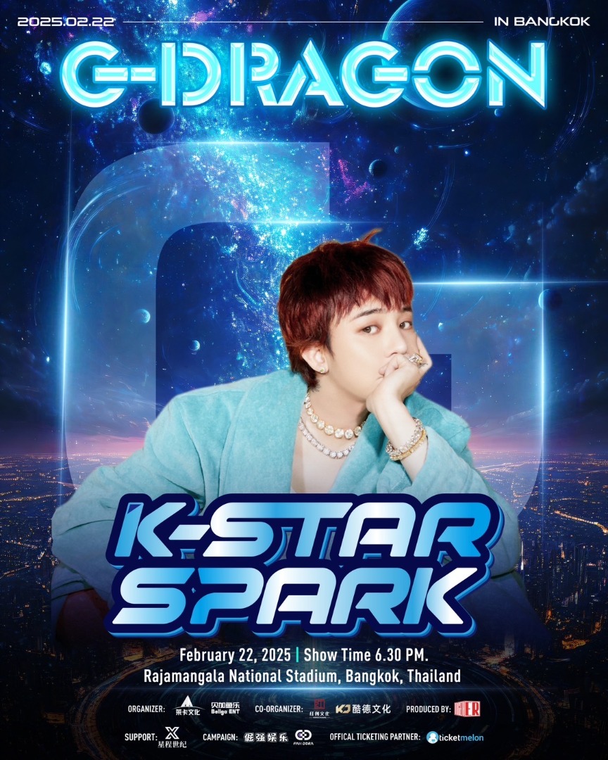 G-Dragon นำทีมศิลปิน K-POP ขึ้นเวทีงาน K-Star Spark in Bangkok 2025