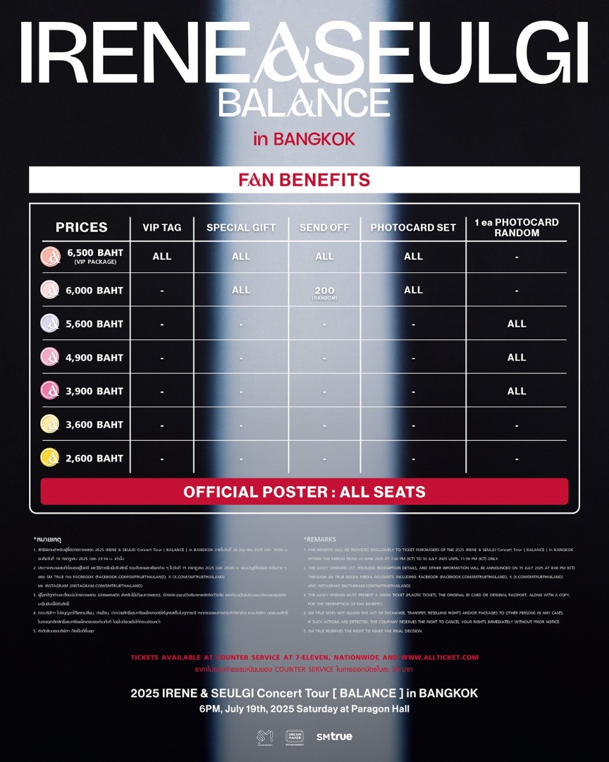 2025 IRENE & SEULGI Concert Tour [ BALANCE ] in BANGKOK