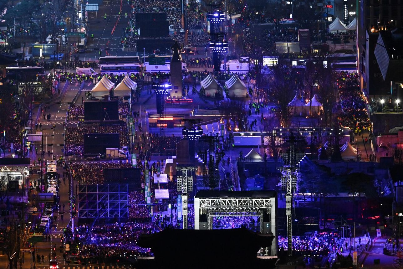 คอนเสิร์ต “BTS ARIRANG” ที่กวางฮวามุน 