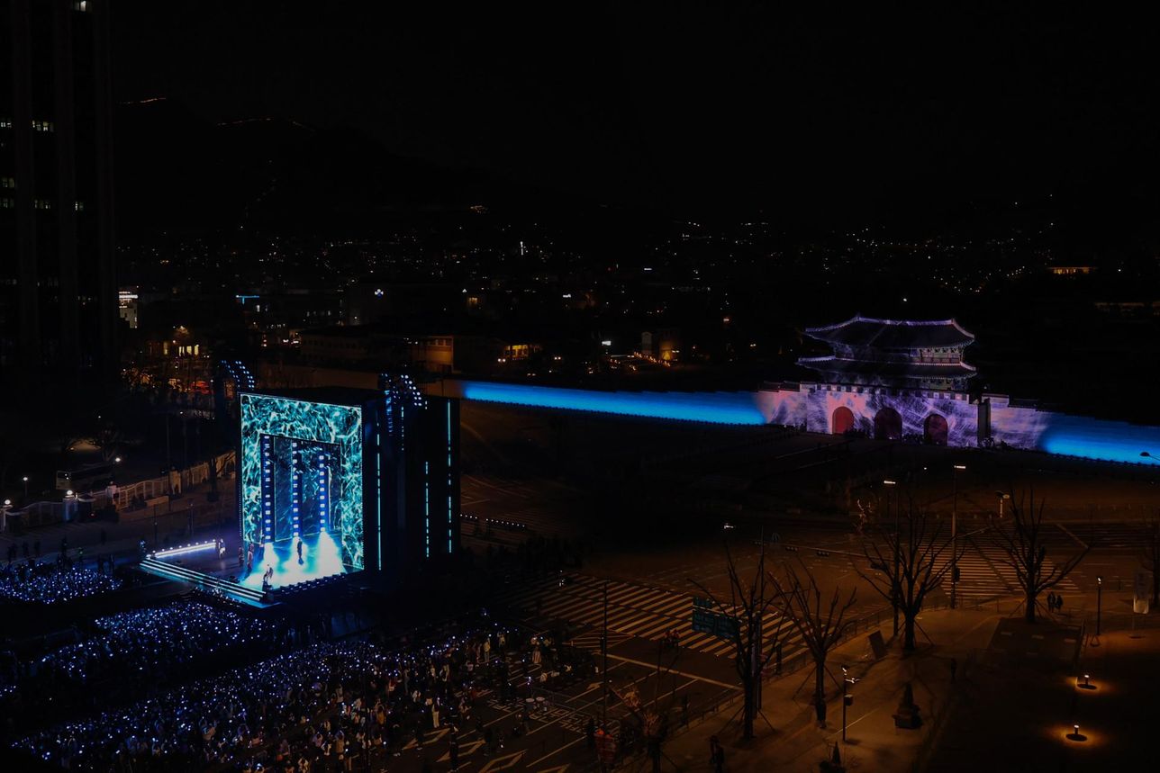 คอนเสิร์ต “BTS ARIRANG” ที่กวางฮวามุน 