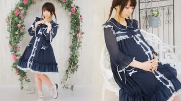 “Lolita Maternity One Piece” ชุดคลุมท้องของคุณแม่สายโลลิต้า