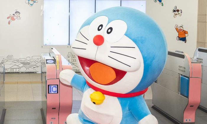 สถานีรถไฟสุดน่ารัก Doraemon Train Station แฟนพันธุ์แท้ต้องไม่พลาด!
