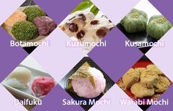 ขนมโมจิหลากหลายชนิดที่เป็นที่นิยมของคนญี่ปุ่น