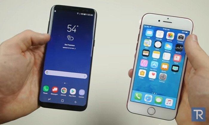 ເບິ່ງຄລິບທົດສອບ Drop Test ລະຫວ່າງ iPhone 7 VS Samsung Galaxy S8 ໃຜຈະທົນກວ່າຕ້ອງເບິ່ງ