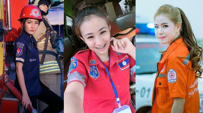 ລວມພາບນາງຟ້າສາວກູ້ໄພລາວ ຜູ້ທີ່ມີນ້ຳໃຈ ເສຍສະຫຼະ ຊ່ວຍເຫຼືອສັງຄົມ