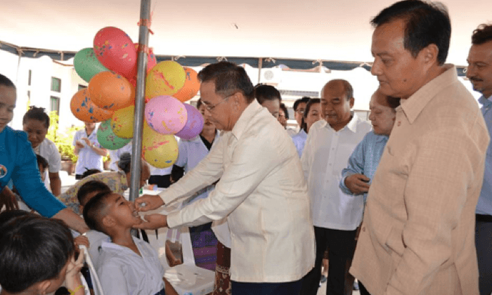 ກິດຈະກຳເຊື່ອມສານບໍລິການສຸຂະພາບແມ່ ແລະ ເດັກ ຢູ່ນະຄອນໄກສອນພົມວິຫານ
