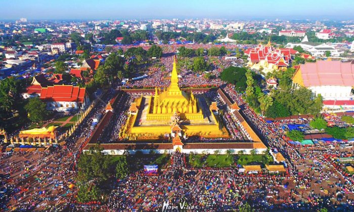 16-18 ພຶດສະພານີ້ ກຽມສະຫຼອງວັນວິສາຂະບູຊາ ທີ່ເດີ່ນພະທາດຫຼວງວຽງຈັນ