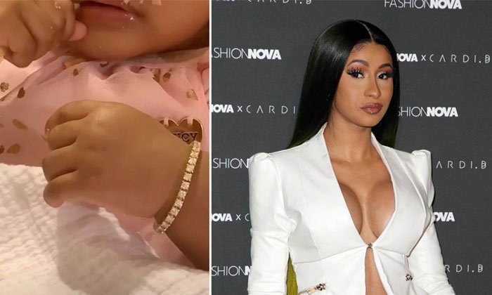 ລູກສາວນັກຮ້ອງດັງ Cardi B ໄວ 10 ເດືອນ ເພັດຫຼົ່ນທັບ ເມື່ອແມ່ຊື້ສາຍແຂນມູນຄ່າກວ່າ 80,000 ໂດລາໃຫ້