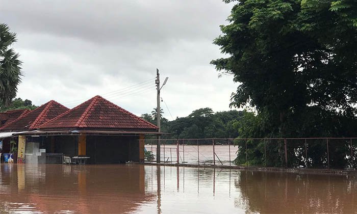 ເລີ່ມຫຼຸດລົງເລັກໜ້ອຍລະດັບນໍ້າຂອງ ນະຄອນປາກເຊ ເຊົ້າມື້ນີ້ ແທກໄດ້ 13.60 ແມັດ