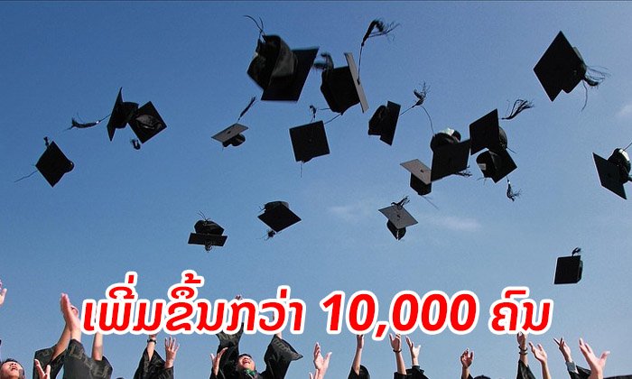 ປີ 2019 ຕົວເລກນັກສຶກສາລາວໄປຮຽນຈີນເພີ່ມຂຶ້ນເຖິງ 10,000 ກວ່າຄົນ