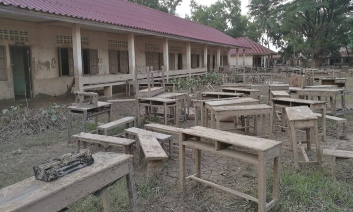 7 ໂຮງຮຽນ ຢູ່ເມືອງສອງຄອນ ສະຫວັນນະເຂດ ຍັງບໍ່ສາມາດເປີດການຮຽນ-ການສອນໄດ້ ຫຼັງໄພນໍ້າຖ້ວມ