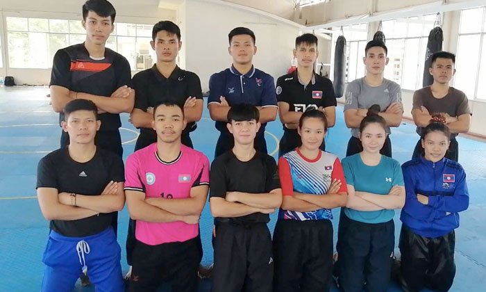 ປັນຈັກສີລັດລາວ ພ້ອມສົ່ງ 12 ນັກກີລາ ລ່າຫຼຽນຄຳຊີເກມ ທີ່ຟິລິບປິນ