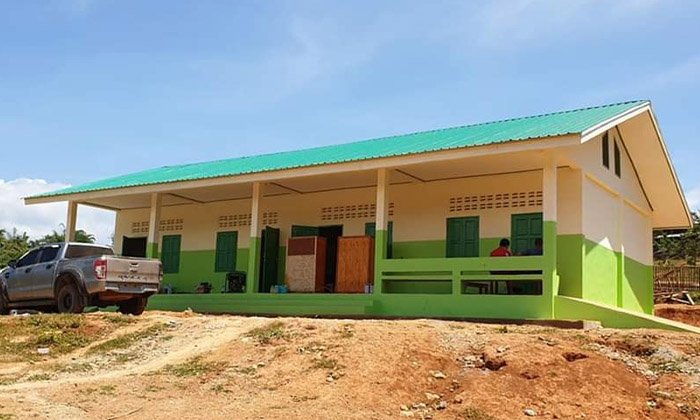 ກອງທຶນຫຼຸດຜ່ອນຄວາມທຸກຍາກ ສະໜັບສະໜຸນທຶນກໍ່ສ້າງອາຄານໂຮງຮຽນປະຖົມ ຢູ່ບ້ານທຸກຍາກໃນແຂວງເຊກອງ