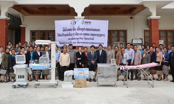 ຊຽງຂວາງ-ຫົວພັນ ໄດ້ຮັບເຄື່ອງອຸປະກອນການແພດ