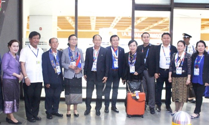 ຄະນະທັບນັກກີລາລາວ ເດີນທາງເຖິງຟິລິປິນແລ້ວ ພ້ອມກຽມຮ່ວມພິທີເປີດ ຊີເກມ ຄັ້ງທີ 30