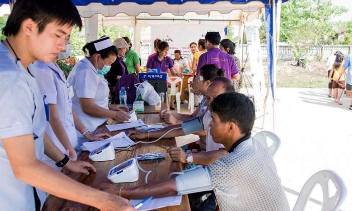 ຜູ້ໃຊ້ແຮງງານ ຕ້ອງຮັບປະກັນໃຫ້ຜູ້ອອກແຮງງານ ໄດ້ຮັບການກວດສຸຂະພາບ 1 ຄັ້ງຕໍ່ປີ ຕາມກົດໝາຍ