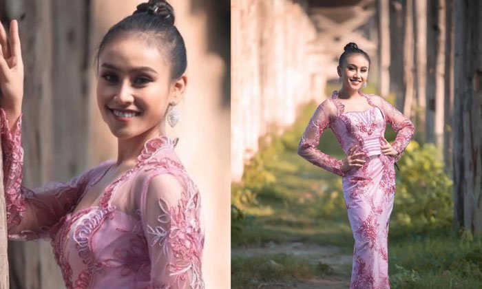 “ລັດດາພອນ” Miss Crystal Angel International 2019 ງົດງາມຫຼາຍ ໃນຊຸດສາວມຽນມາ