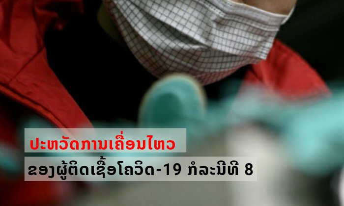 ເປີດປະຫວັດການເຄື່ອນໄຫວຂອງຜູ້ຕິດເຊື້ອໂຄວິດ-19 ກໍລະນີທີ 8
