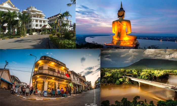 ປາກເຊ ເມືອງເອກແຂວງຈຳປາສັກ ແດນອູ່ເຂົ້າອູ່ປາຕອນໃຕ້ສຸດຂອງລາວ