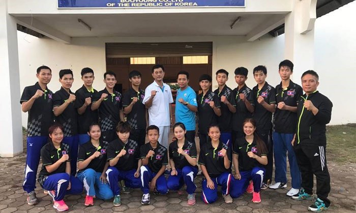 ທັບນັກກິລາເທຄວັນໂດລາວ ໄປເກັບຕົວທີ່ ສ ເກົາຫຼີ ກ່ອນລຸຍ ກົວລາລຳເປີ ເກມ 2017