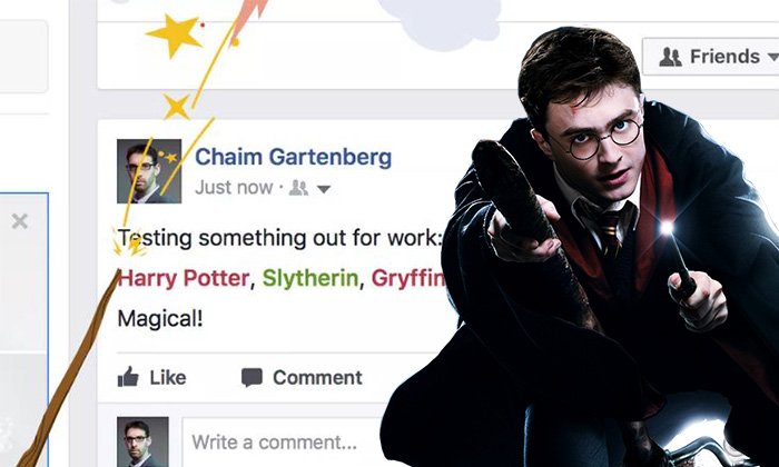 ເສກເວດມົນ! Facebook ສະຫຼອງຄົບຮອບ 20 ປີ Harry Potter ເຮັດໃຫ້ໄມ້ຄາຖາປະກົດ ພຽງແຕ່ພິມຄຳເຫຼົ່ານີ້ໃນໂພສ
