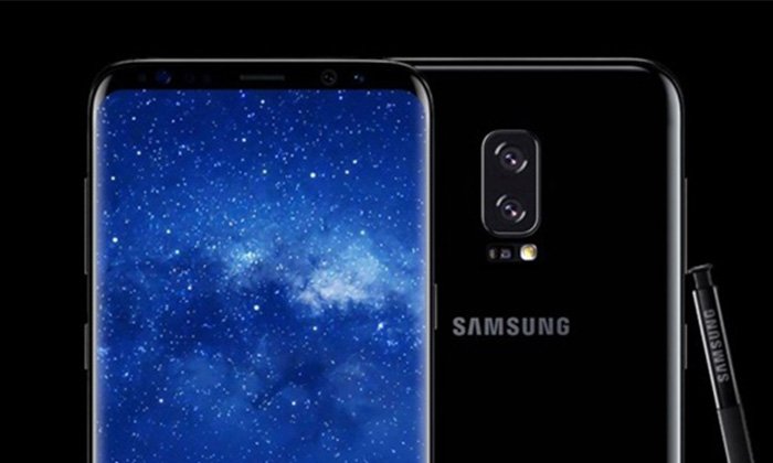 ຮູບຫຼຸດ! ໂປສເຕີ Galaxy Note 8: ກ້ອງຫຼັງຄູ່, ສະແກນລາຍນິ້ວມືດ້ານຫຼັງເຄື່ອງ
