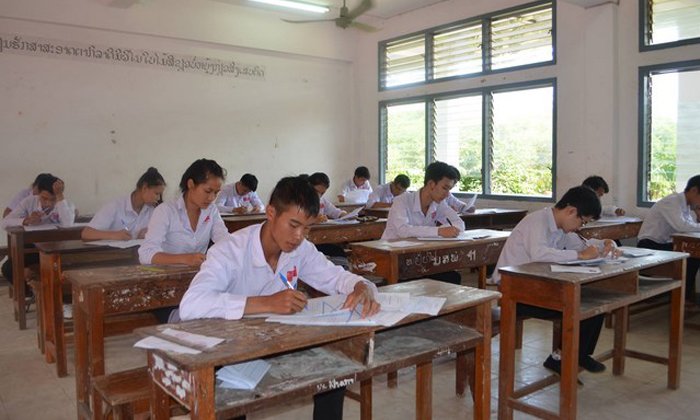 ນັກຮຽນ ມ7 ຫລາຍກວ່າ 60 ພັນຄົນສອບເສັງເຂົ້າ ມຊ