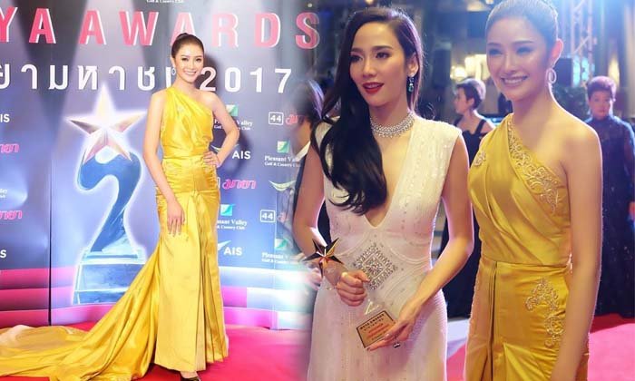 ລູກນຳ້ ວົງສິຣິ ຮ່ວມງານ Maya Awards 2017 ພ້ອມຮ່ວມເຟມຖ່າຍຮູບຄູ່ກັບ ອຳ້ ພັດສະລາພາ