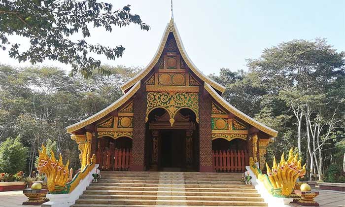 ຢູ່ນະຄອນຫຼວງວຽງຈັນກໍໄປສຳຜັດວັດຊຽງທອງໄດ້ ທີ່ວັດປ່າ 'ຖໍ້າພະລືສີ ວະນາຣາມ'