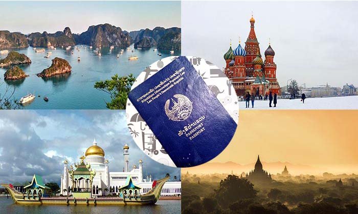 ເຄົ້າດາວປີໃໝ່ນີ້ Passport ລາວພາໄປທ່ຽວໃສໄດ້ແດ່ໂດຍ "ບໍ່ຕ້ອງຂໍວີຊາ"