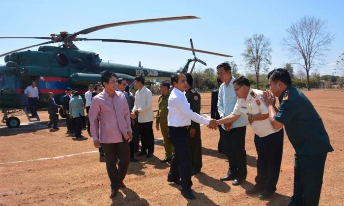 ຮອງນາຍົກລັດຖະມົນຕີ ເຄື່ອນໄຫວຢ້ຽມຢາມ ແລະ ເຮັດວຽກຢູ່ເມືອງວາປີ ແຂວງສາລະວັນ