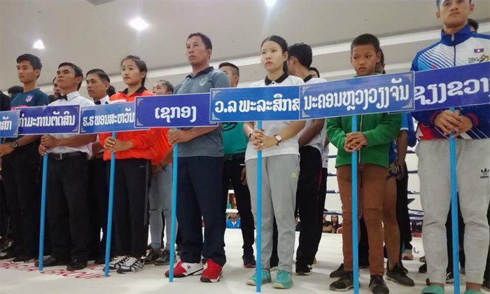 ຈັດແຂ່ງຂັນມວຍສາກົນ ທົ່ວປະເທດ ຄັ້ງທີ 12 ເຟັ້ນຫາຜູ້ດີເດັ່ນຕິດທີມຊາດ ລຸຍ ເອຊຽນ ເກມ