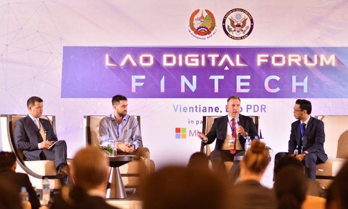 ສະຖານທູດອາເມລິກາ ຈັດງານ Lao Digital Forum-FinTech ເນັ້ນໜັກໃສ່ເຕັກໂນໂລຊີທາງດ້ານການເງິນ