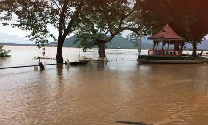 ນະຄອນປາກເຊ ແຂວງຈຳປາສັກ ກຳລັງປະເຊີນກັບສະພາບນໍ້າຂອງເພີ່ມຂຶ້ນສູງຢ່າງຕໍ່ເນື່ອງ