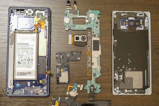 ຜ່າຕັດ Samsung Galaxy Note9 ພົບໃຊ້ລະບົບລະບາຍຄວາມຮ້ອນລະດັບດຽວກັບຄອມພິວເຕີໂນດບຸກ