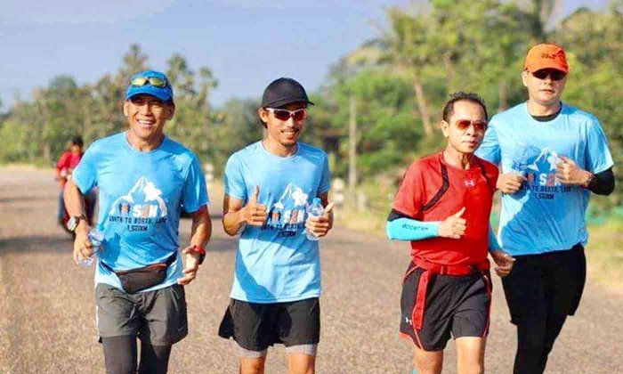 ຜ່ານ 2 ແຂວງ ທີມງານ 'ແລ່ນແຕ່ໃຕ້ຫາເໜືອ' ລະດົມທຶນໄດ້ 79 ລ້ານກວ່າກີບ