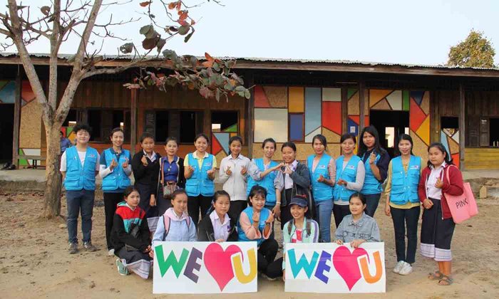 ມູນນິທິ ວີເລີບຢູນານາຊາດ ສ ເກົາຫຼີ ຊ່ວຍປັບປຸງໂຮງຮຽນ ມສ ເຊໂປນ ແຂວງສະຫວັນນະເຂດ